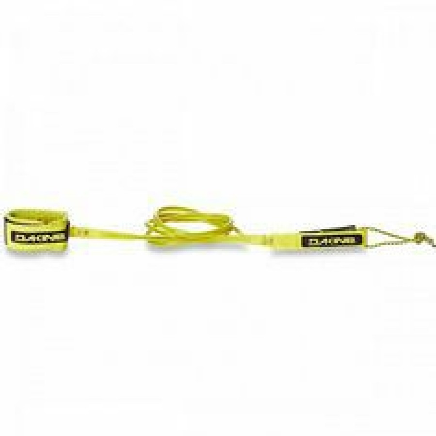 Surfboards, Wetsuits, & Kiteboarding * | Dakine Surf Accessories Cyclone Team Leash 8 X 1/4 Yellow Os