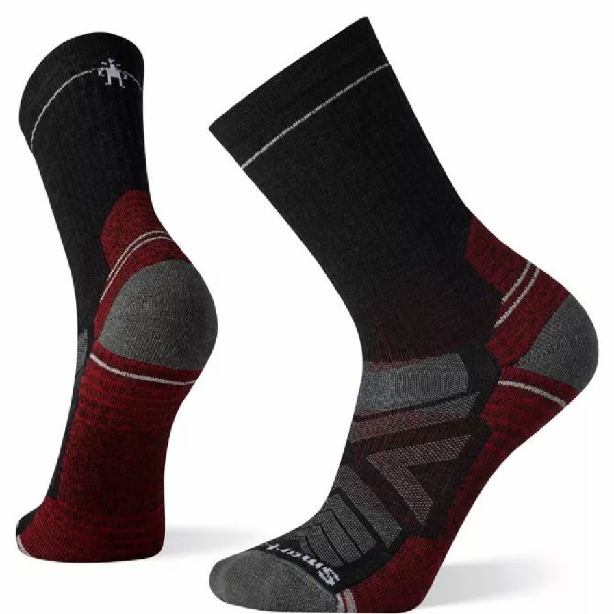 Clothing * | Smartwool Hike Light Cushion Crew Socks Charcoal