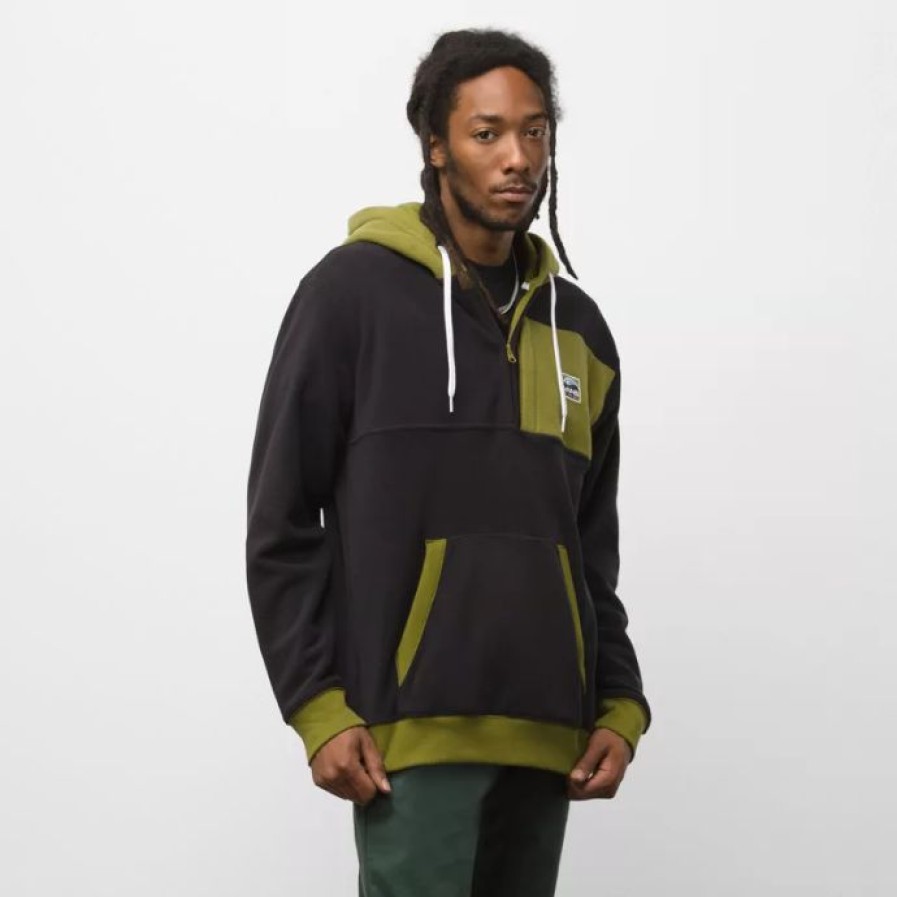 Clothing * | Vans Street Outdoor Pullover Hoodie Black