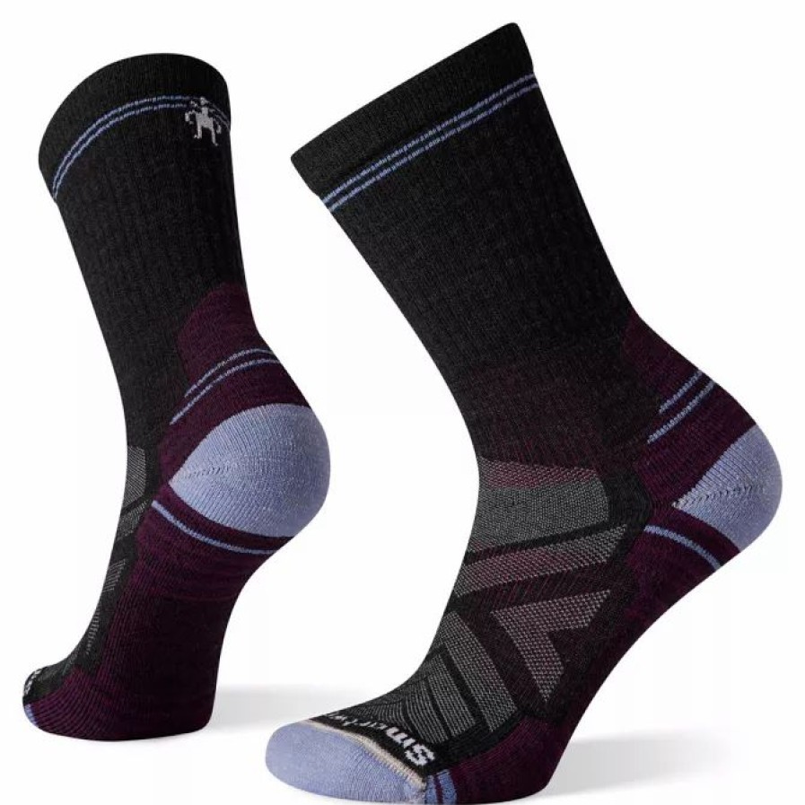 Clothing * | Smartwool Women'S Hike Light Cushion Crew Socks Charcoal Accessories