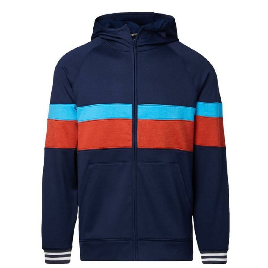 Clothing * | Cotopaxi Bandera Full-Zip Hoodie Men'S Maritime Stripes