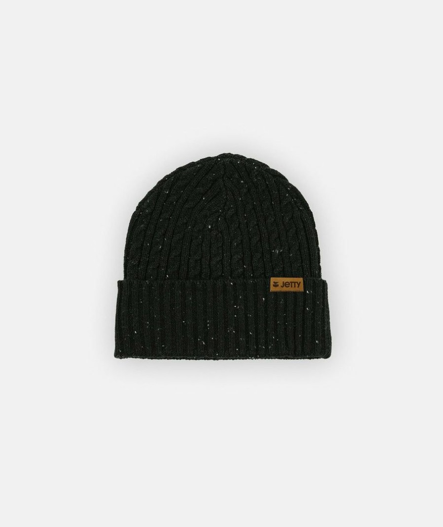 Clothing * | Jetty Cleat Beanie Black