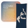 Clothing * | Nomadix Original Towel: Great Lakes