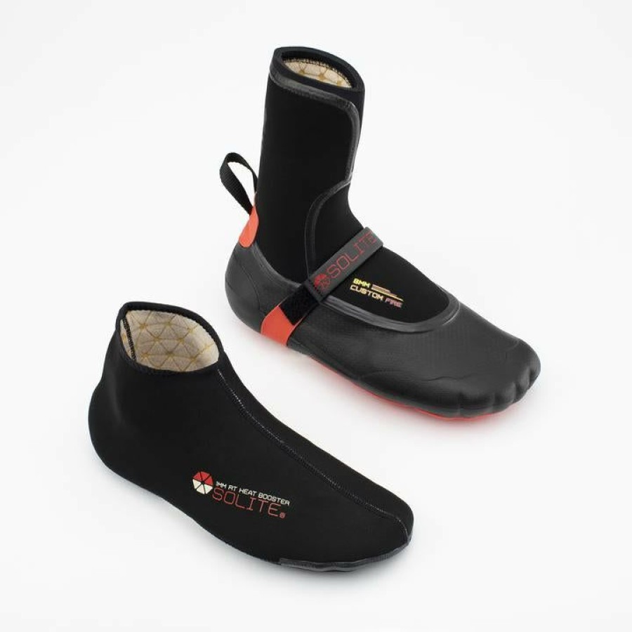 Surfboards, Wetsuits, & Kiteboarding * | Wet Suits Solelite Custom Fire 8Mm Surf Boot