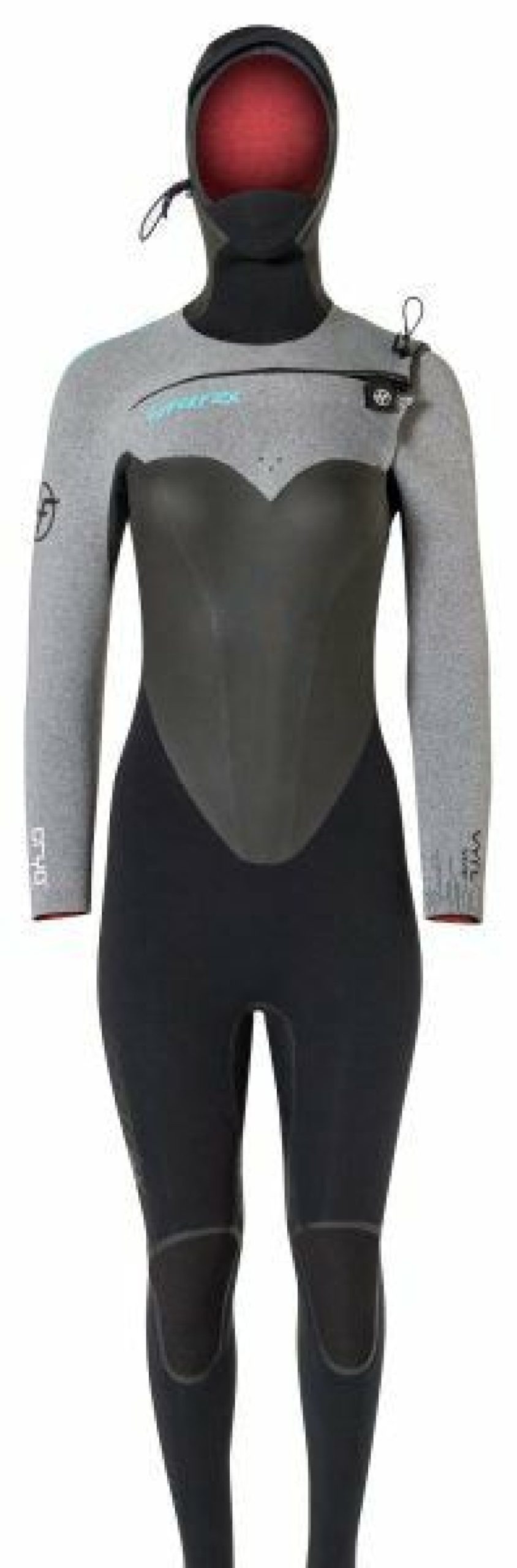 Clothing * | Hyperflex Vyrl Cryo Women'S 6/5 Frontzip Hooded Fullsuit Wet Suits