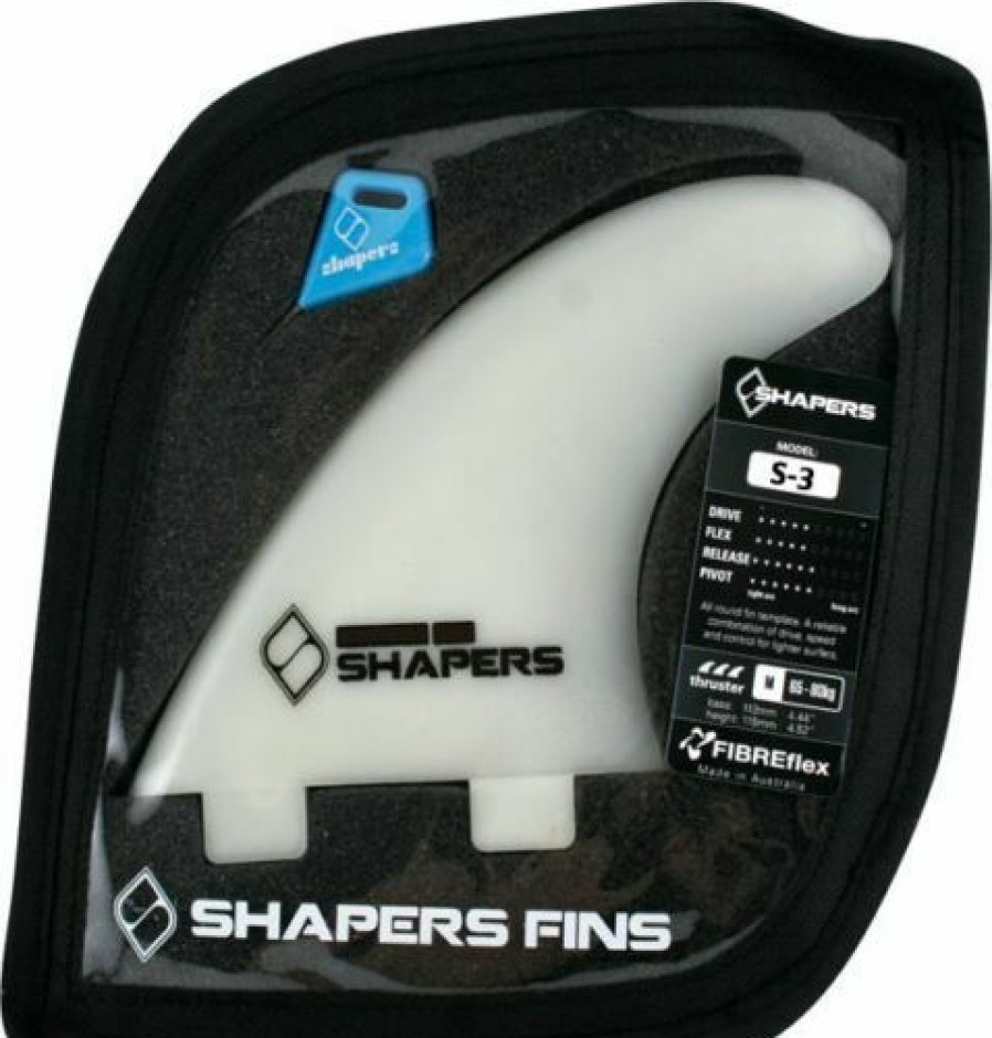 Surfboards, Wetsuits, & Kiteboarding * | Shapers Australia S-3 Fcs 3Fin Set Surfboard Fin Set Of 3Pcs