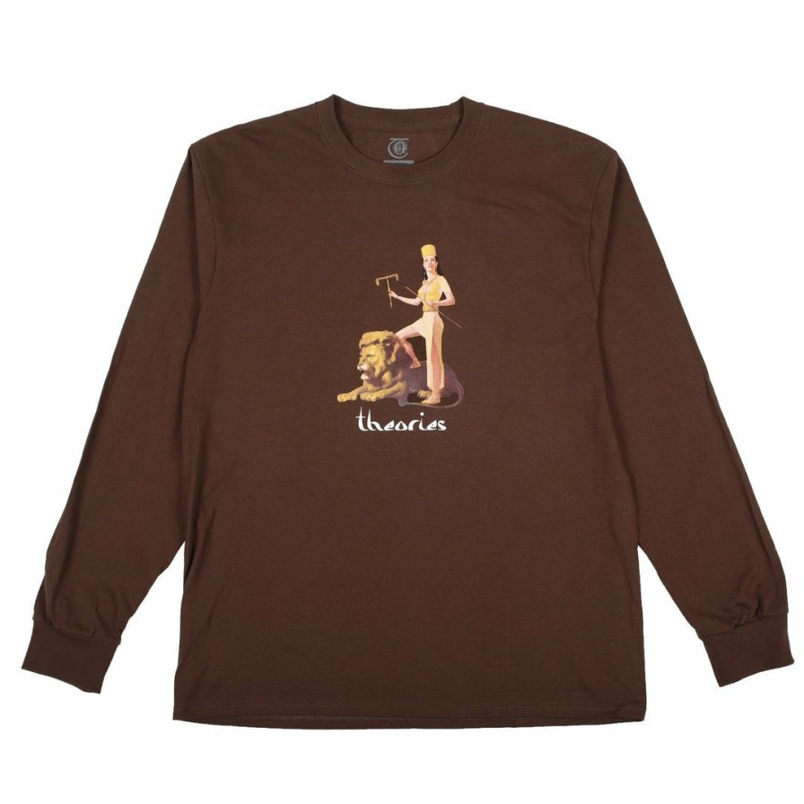 Clothing * | Toa Theories Ishtar Longsleeve Tee Chocolate Men'S