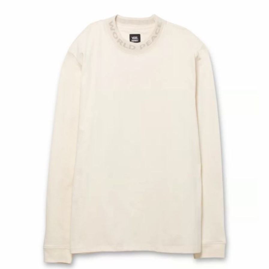 Clothing * | Vans Men'S Justin Henry Long Sleeve Knit Top Antique White