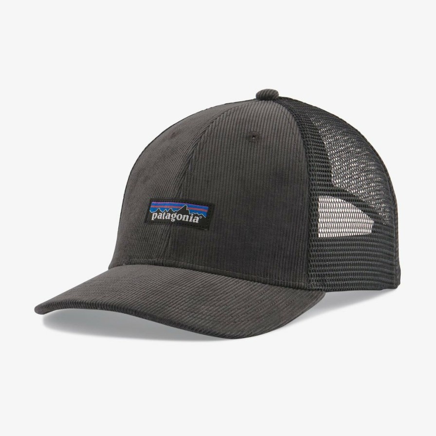 Clothing * | Patagonia P-6 Label Lopro Untrucker Hat Forge Grey Men'S