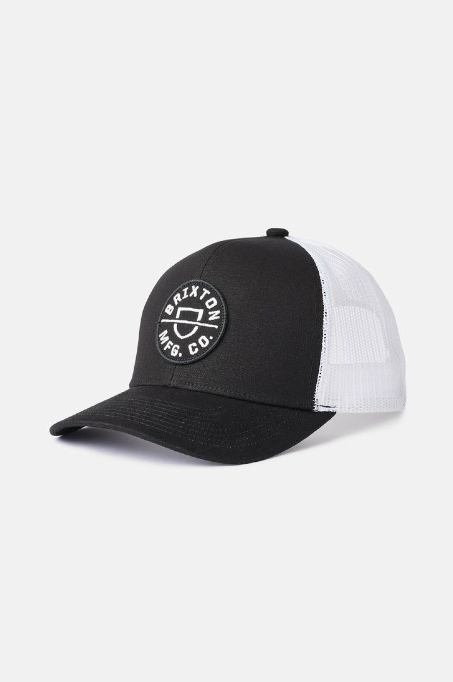 Clothing * | Brixton Men'S Crest Crossover Mp Mesh Cap