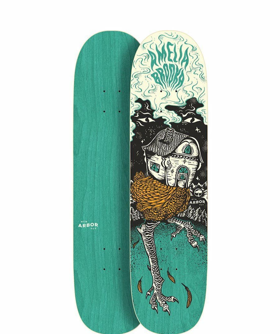 Skateboard * | Arbor Amelia 8.25 Baba Yaga Deck Componets