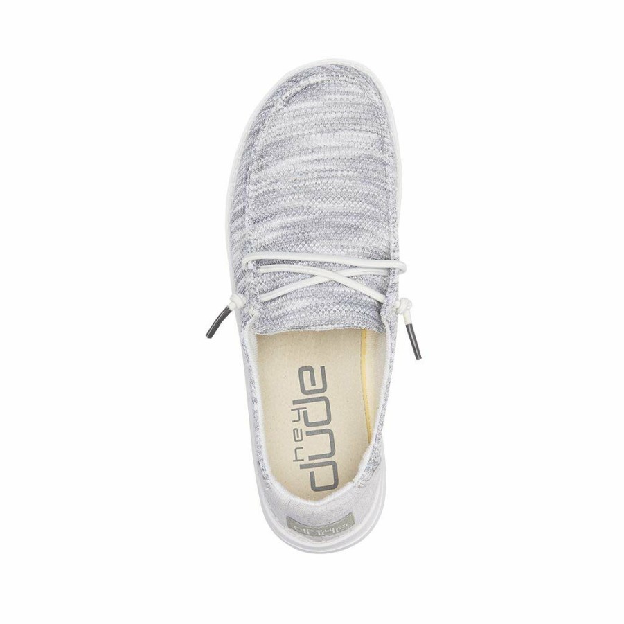 Footwear * | Hey Dude All Footwear Wendy Sox Glacier Grey