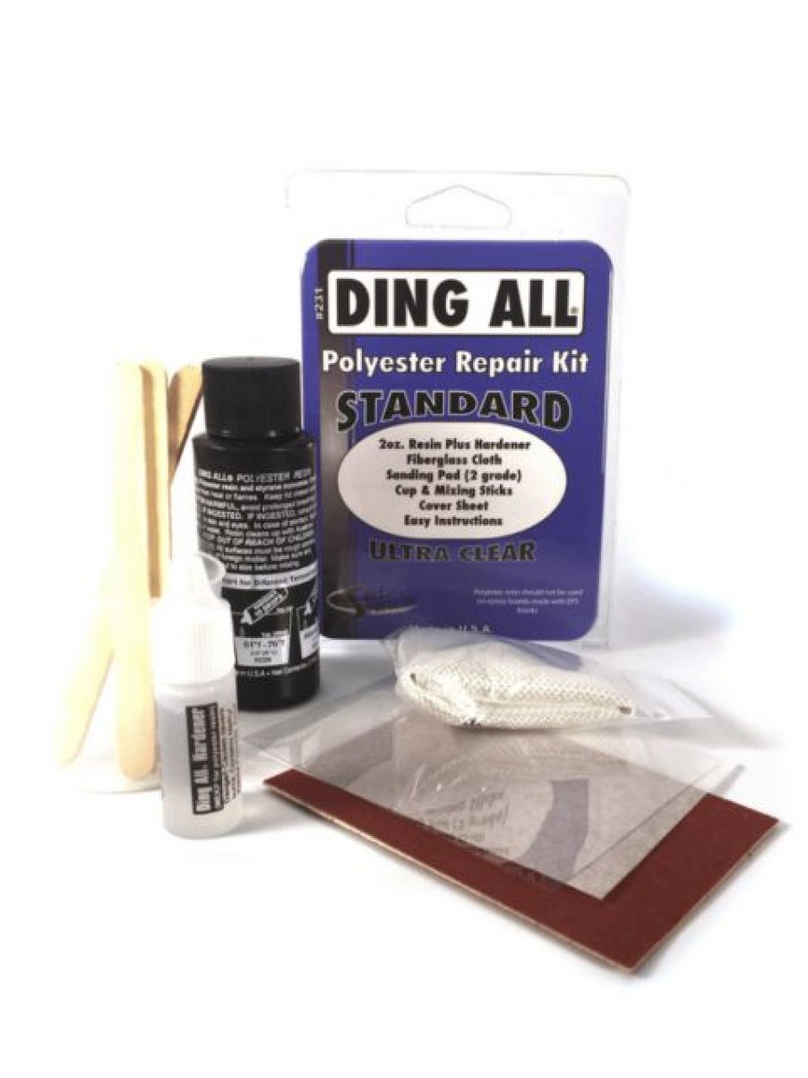 Surfboards, Wetsuits, & Kiteboarding * | Ding All Standard Polyester Repair Kit Surf Accessories