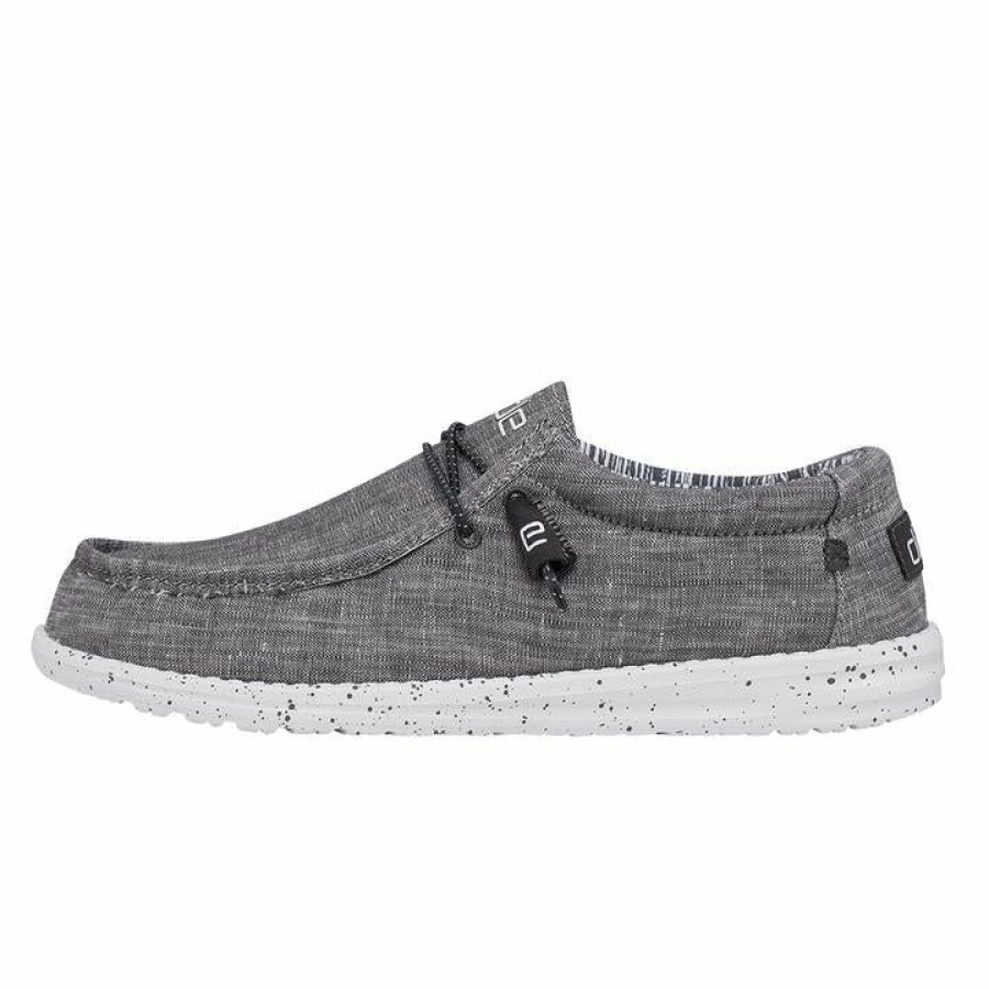 Footwear * | Hey Dude Wally Chambray Castlerock All Footwear