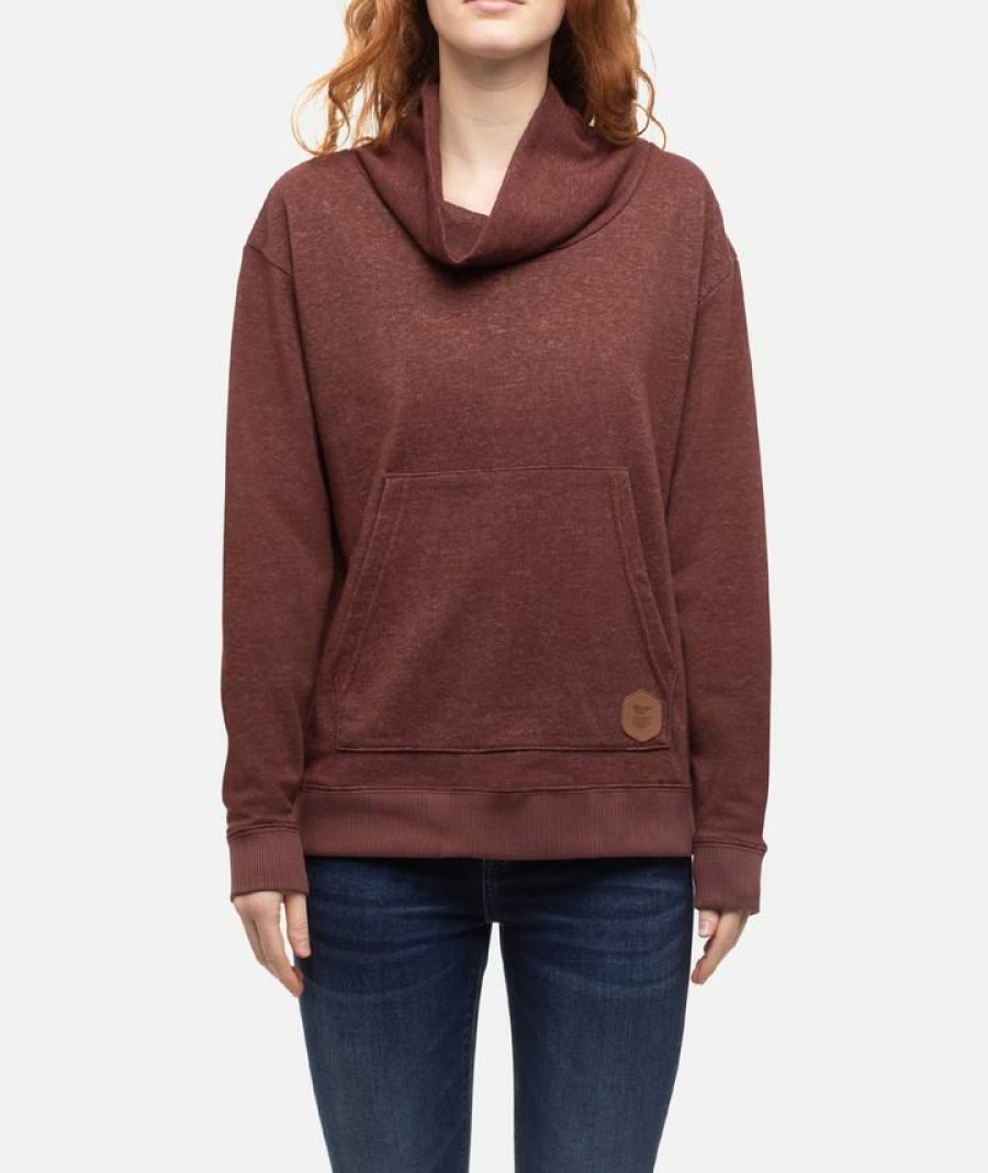 Clothing * | Jetty Catalina Pullover Burgundy Women'S