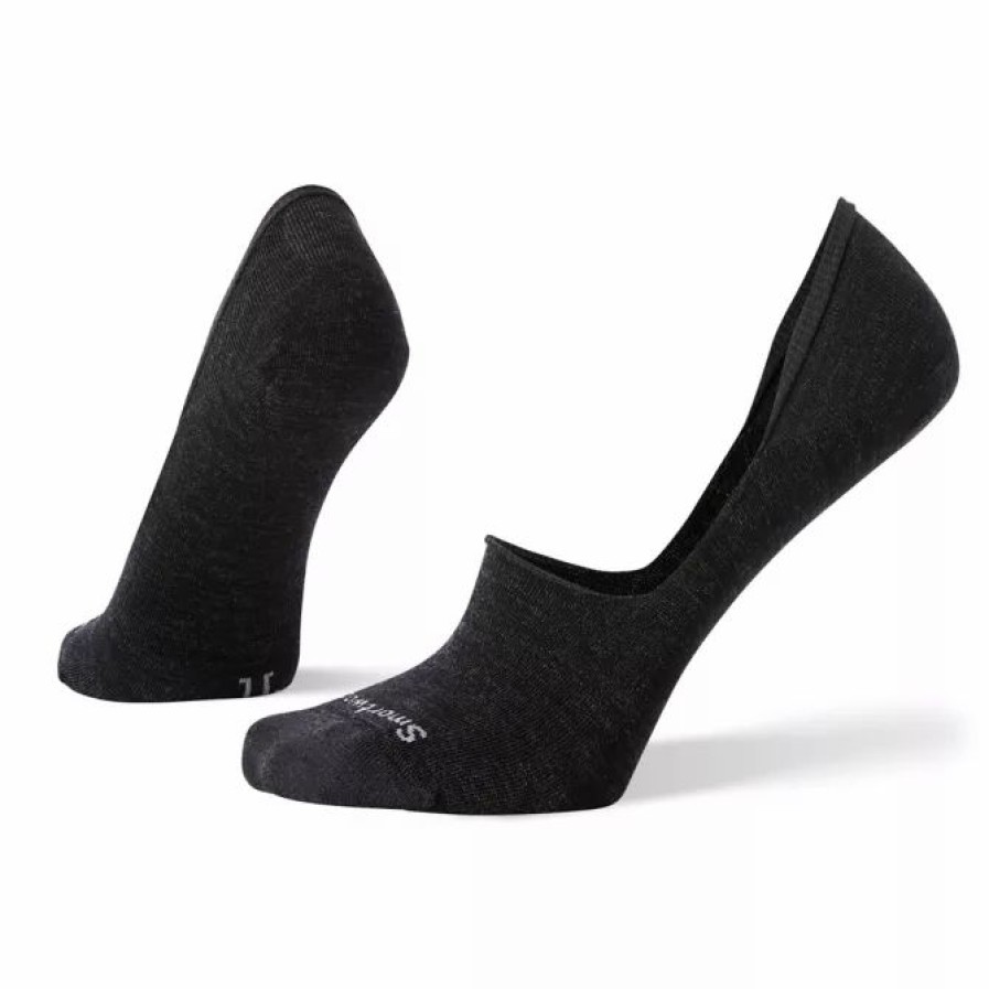 Clothing * | Smartwool Accessories Women'S Everyday Hide And Seek No Show Socks Charcoal