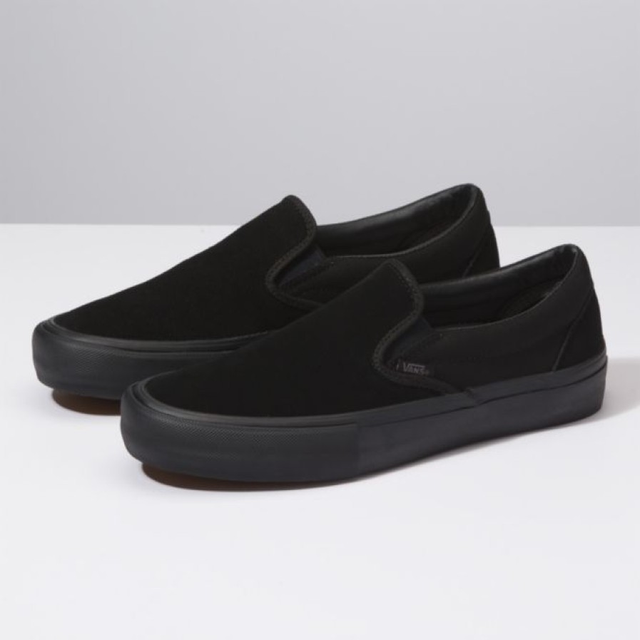 Footwear * | Vans Slip- On Pro Shoes Blackout All Footwear