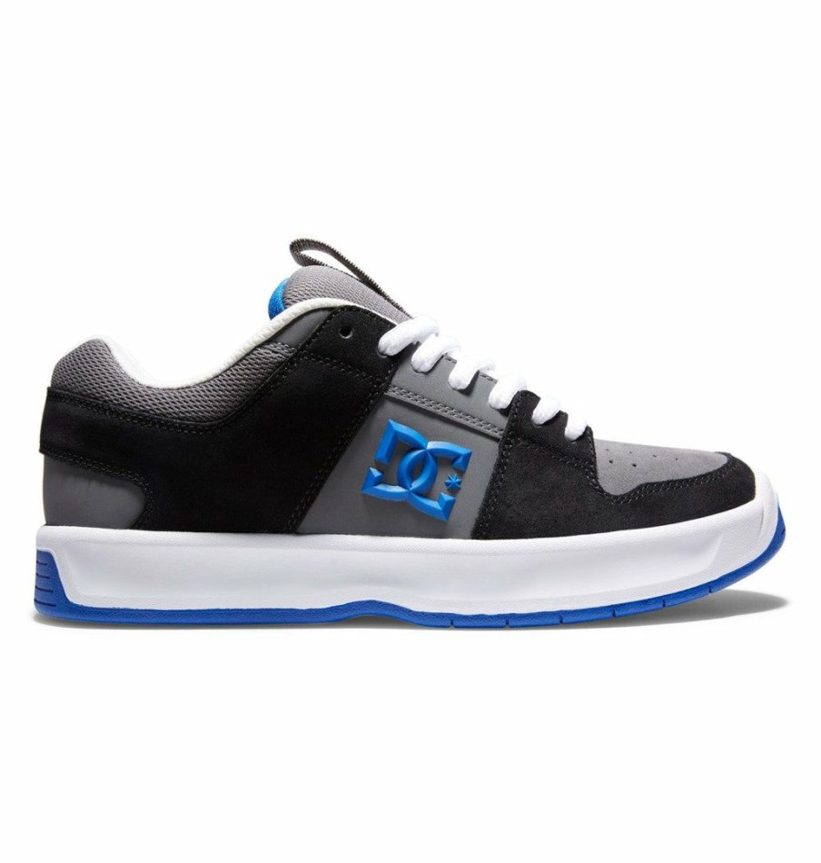 Footwear * | Dc Shoes All Footwear Men'S Lynx Zero Skate Shoes Black/ Grey/ Blue