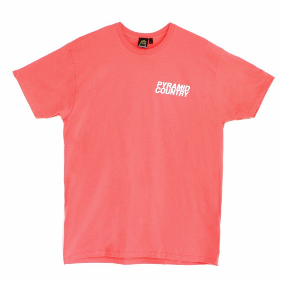 Clothing * | Pyramid Country Men'S Glogo Tee Coral