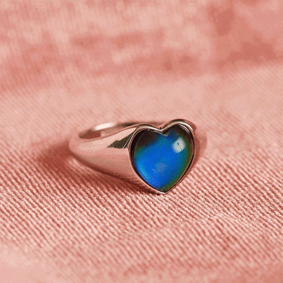 Clothing * | Pura Vida Accessories Heart Mood Ring