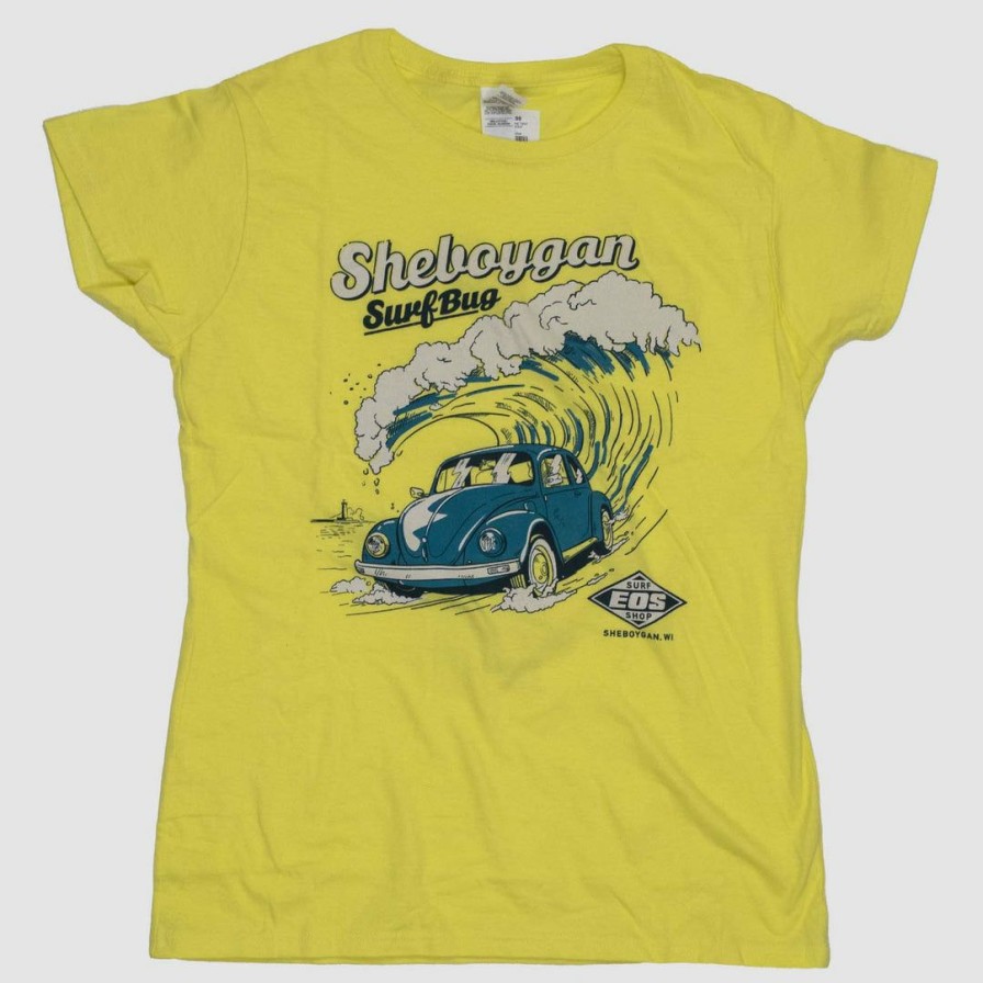 Clothing * | Eos Surf Shop Women'S Womens Surf Bug Shirt Yellow