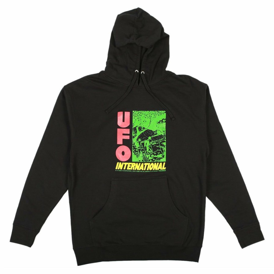 Clothing * | Toa Theories Ufo International Hoodie Black Men'S