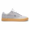 Clothing * | Dc Shoes Sale Hyde Suede Skate Shoes Frost Grey