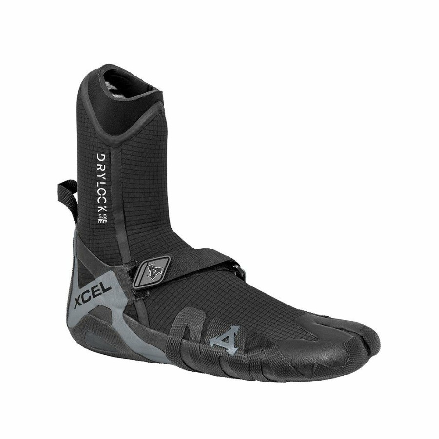 Surfboards, Wetsuits, & Kiteboarding * | Xcel Drylock Split Toe Boot 5Mm