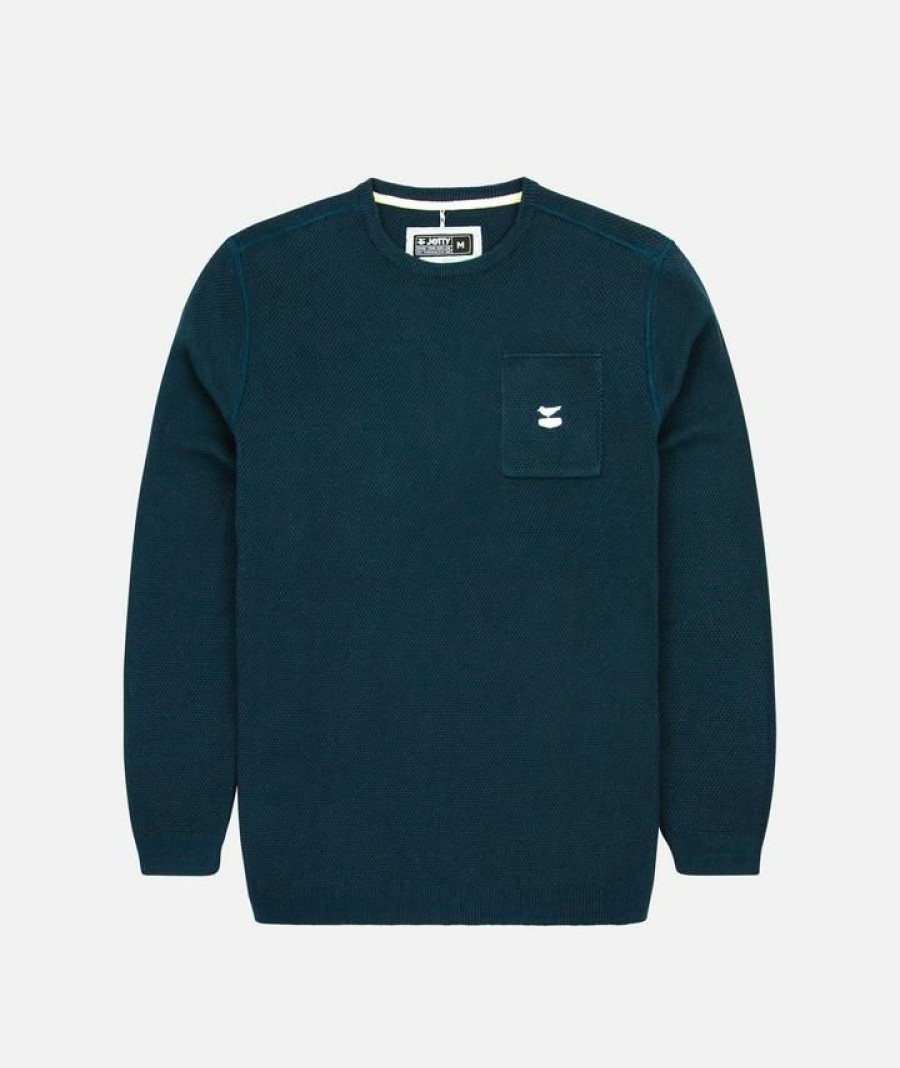 Clothing * | Jetty The Brine Sweater Navy