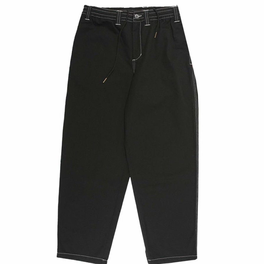 Clothing * | Toa Theories Stamp Lounge Pants Black Contrast Stitch