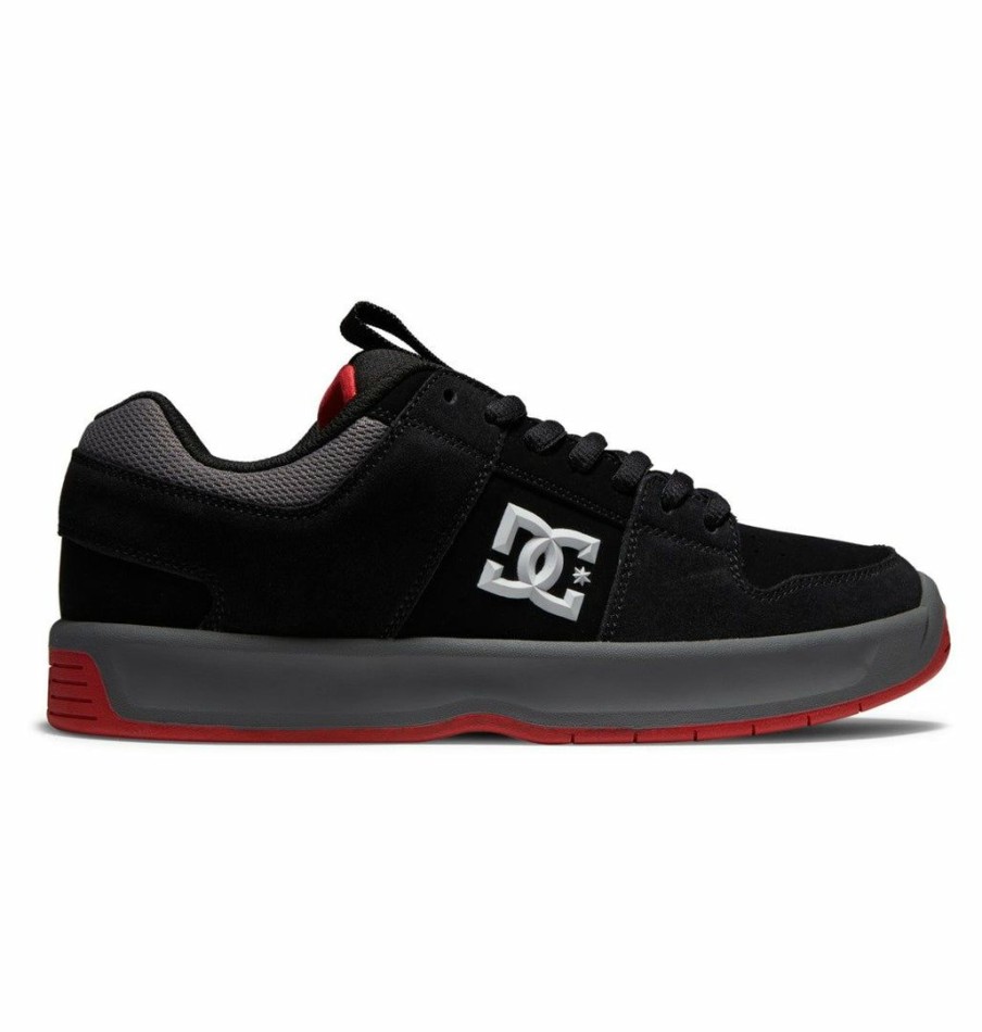 Clothing * | Dc Shoes Sale Men'S Lynx Zero Shoes Black/Grey/Red