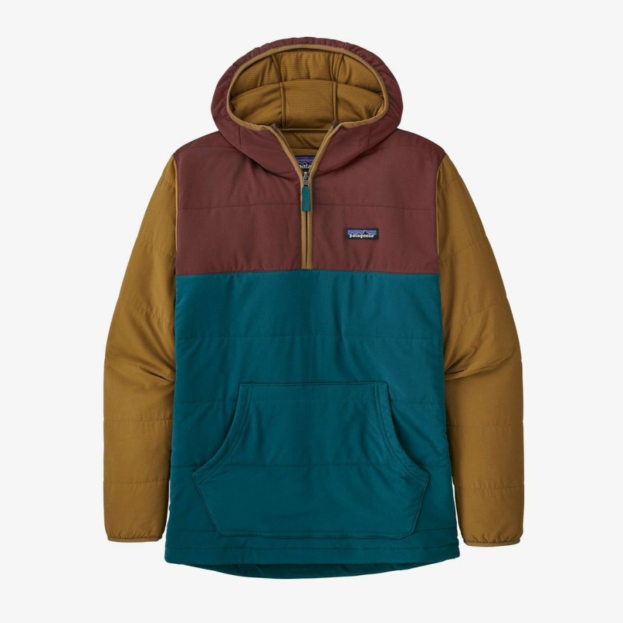 Clothing * | Patagonia Men'S Pack In Pullover Hoody Dark Borealis Green