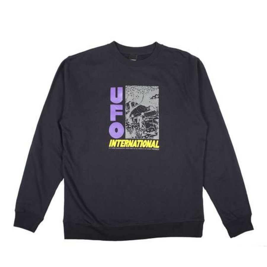 Clothing * | Toa Men'S Theories Ufo International Crewneck Navy