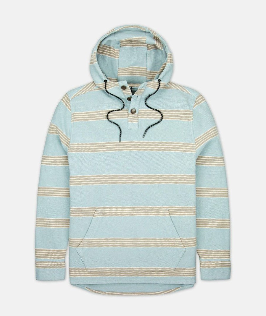 Clothing * | Jetty Men'S Quintin Hoodie Light Blue