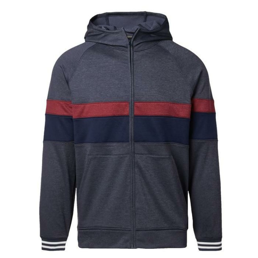 Clothing * | Cotopaxi Bandera Full-Zip Hoodie Men'S Graphite Stripes