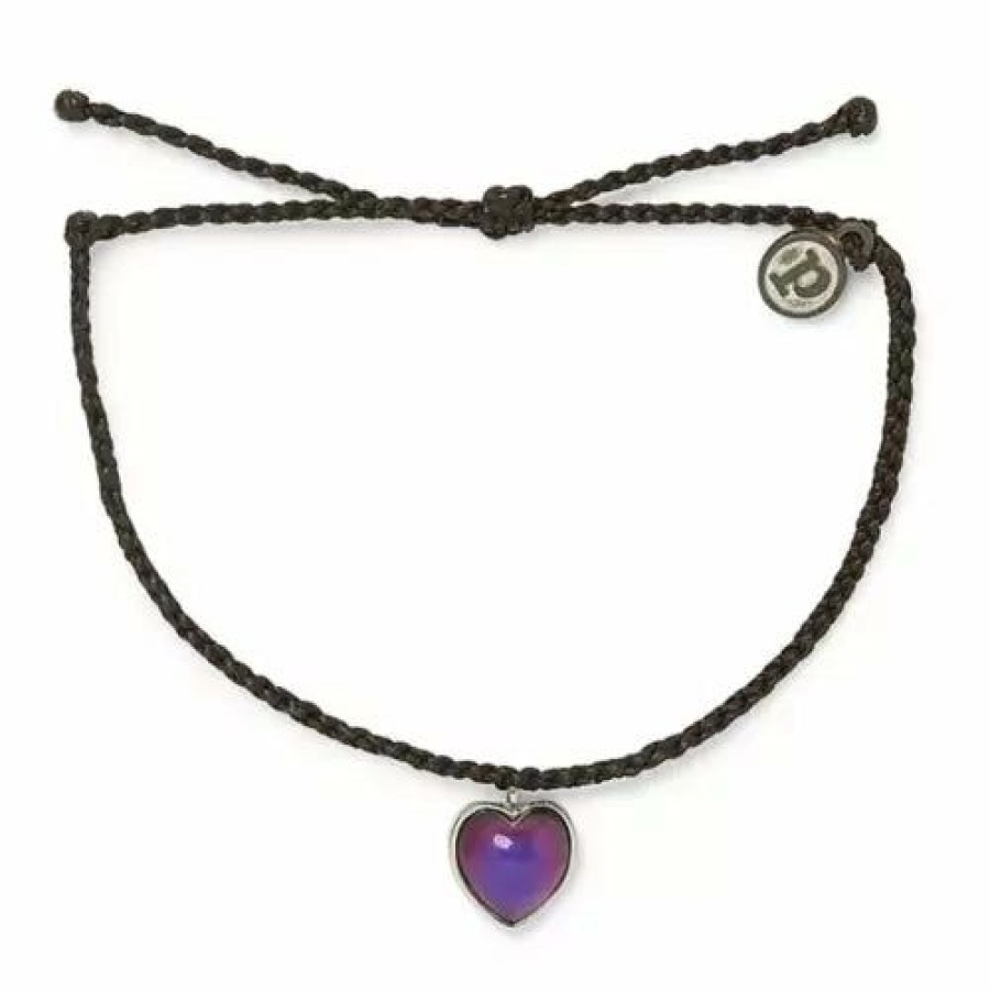 Clothing * | Accessories Pura Vida Heart Mood Bracelet