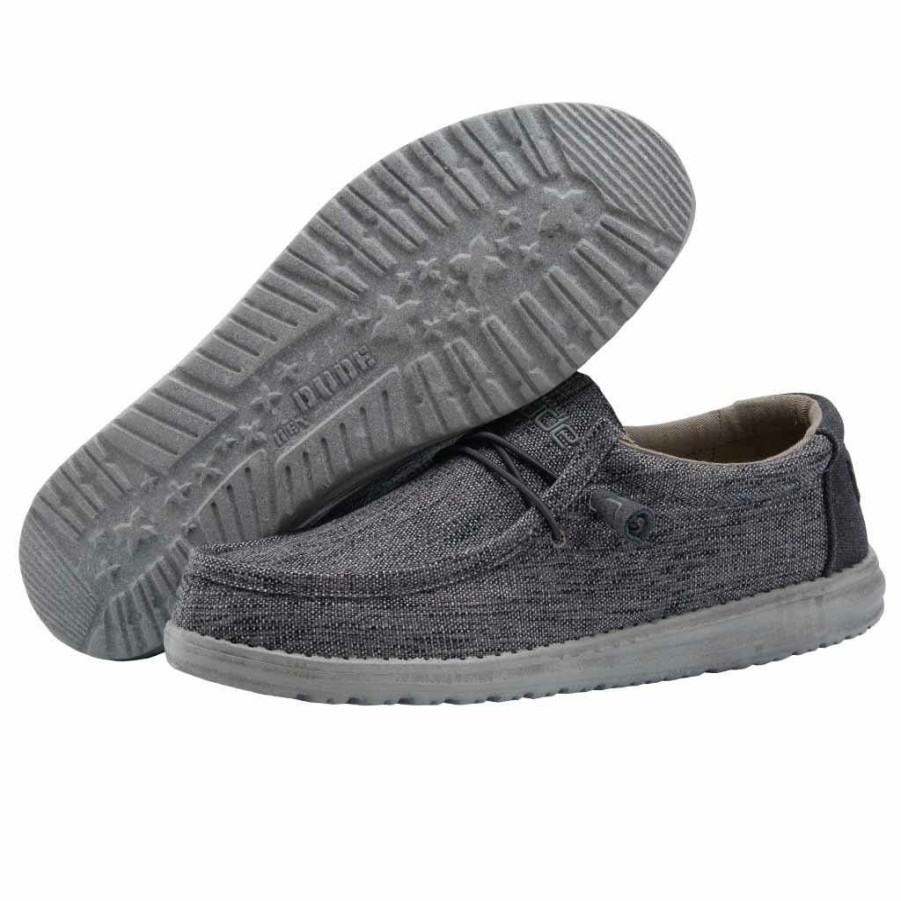 Footwear * | Hey Dude Wally Woven Carbon All Footwear