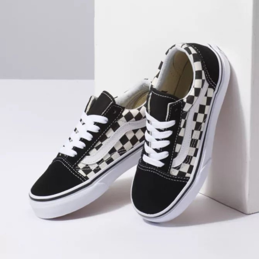 Footwear * | All Footwear Vans Kids Old Skool Primary Check