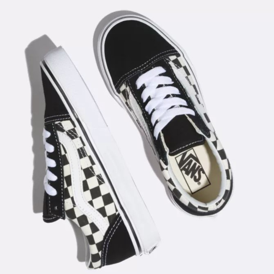 Footwear * | All Footwear Vans Kids Old Skool Primary Check