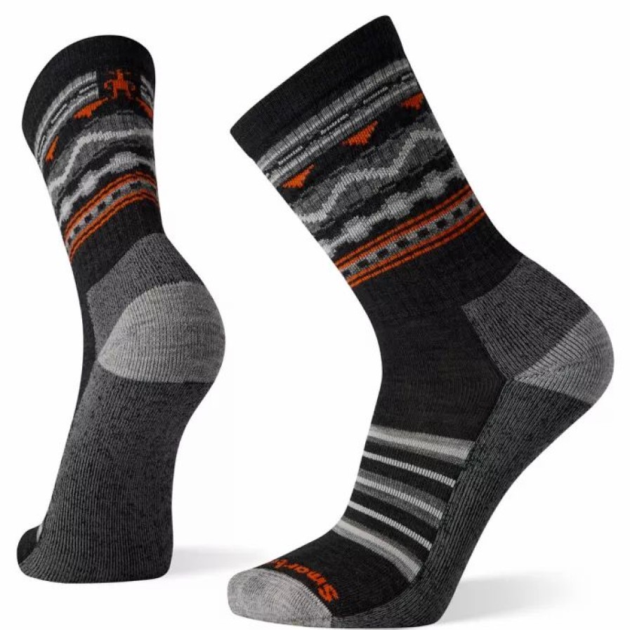 Clothing * | Smartwool Everyday Hudson Trail Crew Socks Charcoal