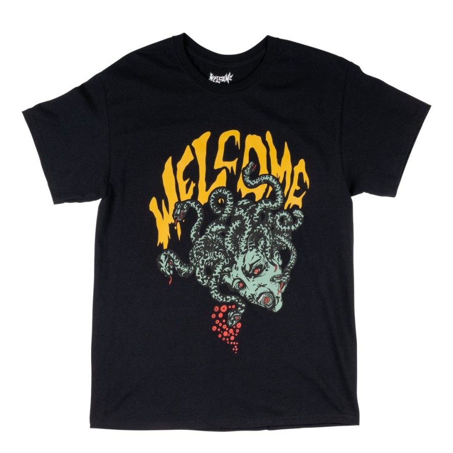 Clothing * | Welcome Medusa 2 Tee Black Men'S