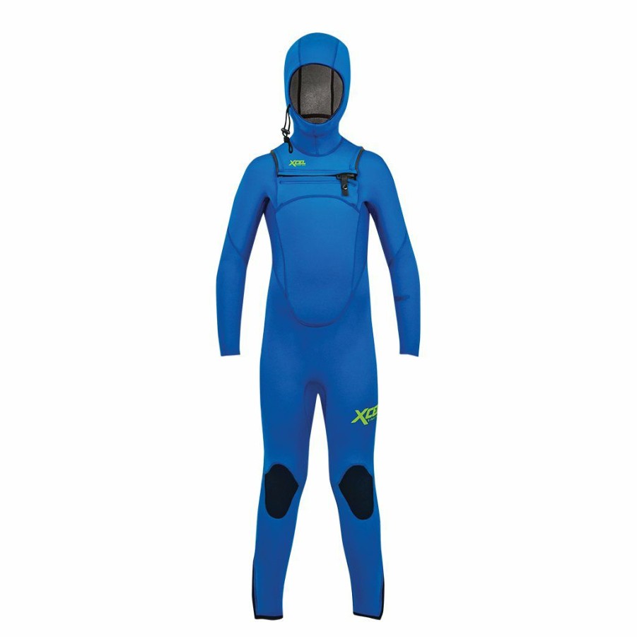 Surfboards, Wetsuits, & Kiteboarding * | Xcel Wet Suits Youth Comp Hooded 4.5/3.5Mm Full Wetsuit