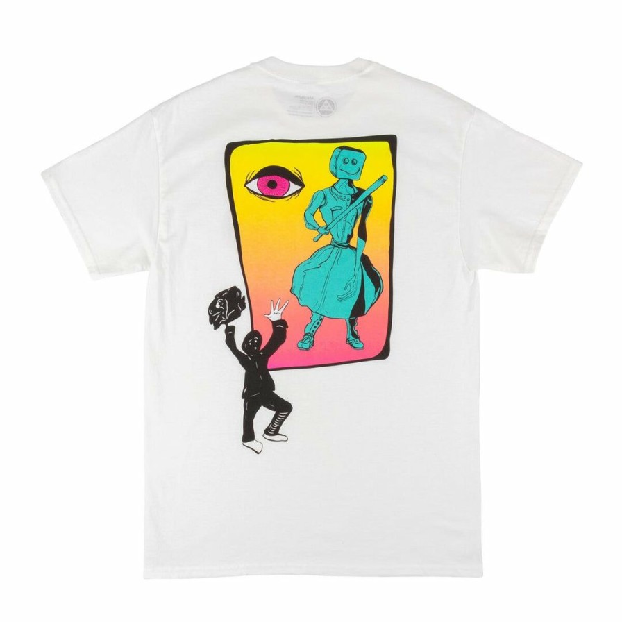 Clothing * | Welcome Men'S Peep This Tee White