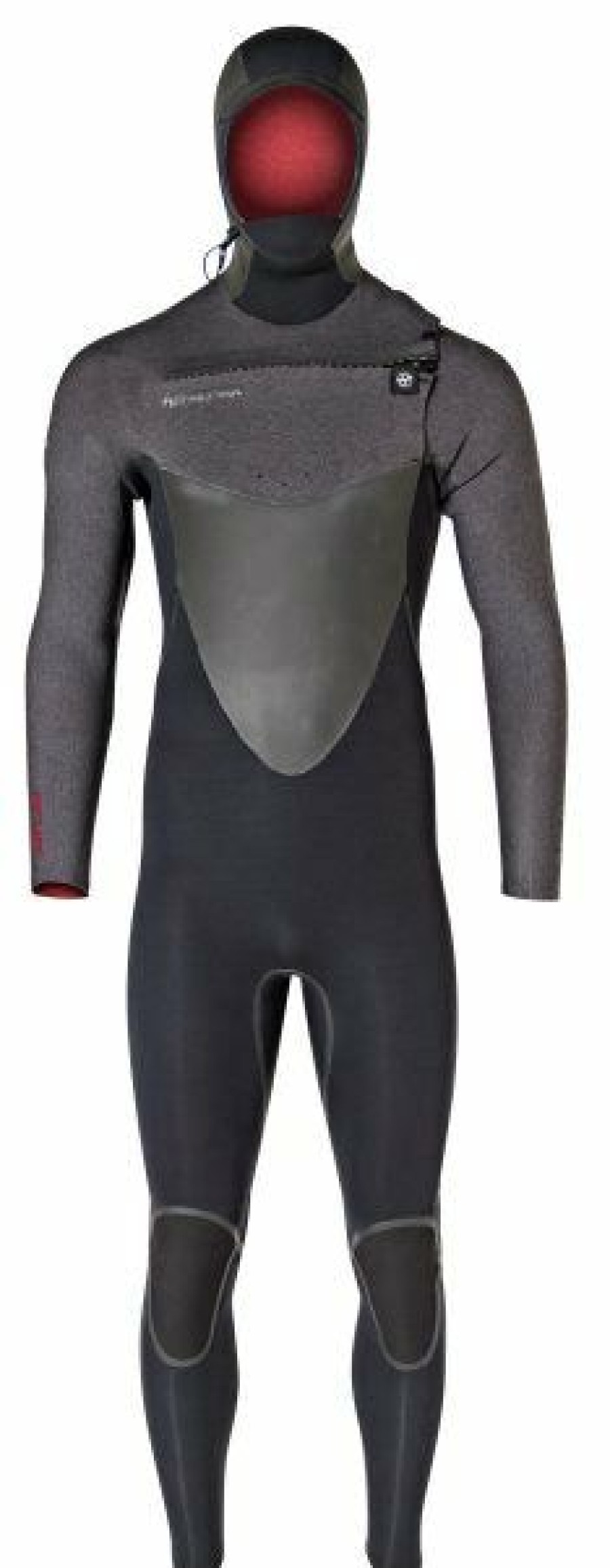 Clothing * | Hyperflex Vyrl Cryo Men'S Frontzip Hooded Fullsuit 6/5Mm Wet Suits