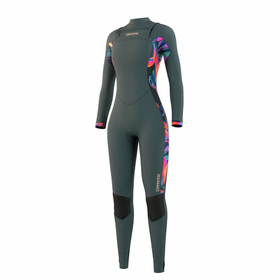 Surfboards, Wetsuits, & Kiteboarding * | Mystic Dazzled Fullsuit 5/3Mm Double Fzip Women