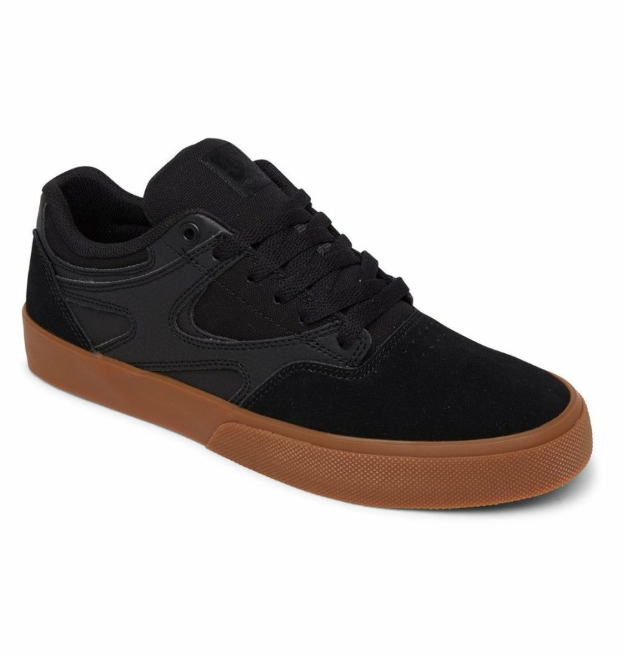 Clothing * | Dc Shoes Sale Men'S Kalis Vulc Shoes Black/Black/Gum (Kkg)