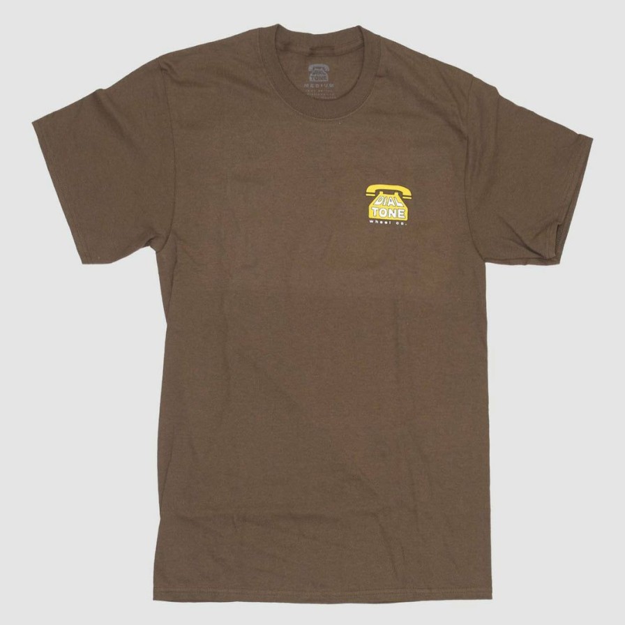 Clothing * | Dial Tone Tee Coffee Men'S