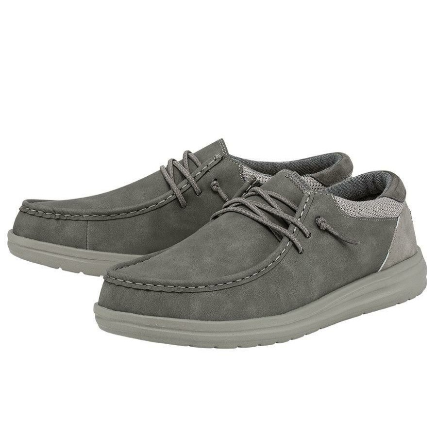 Footwear * | Hey Dude Men'S Paul Ice Grey