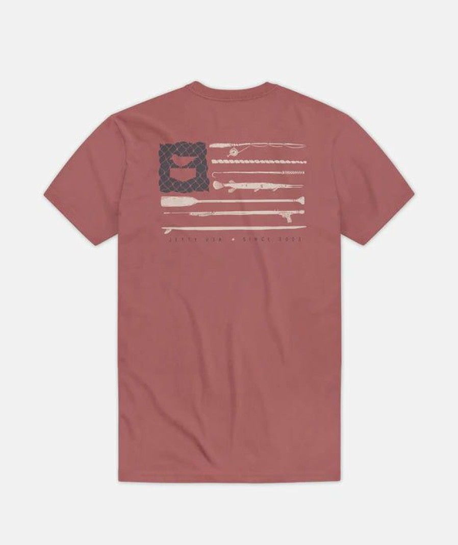 Clothing * | Jetty Old Glory Tee