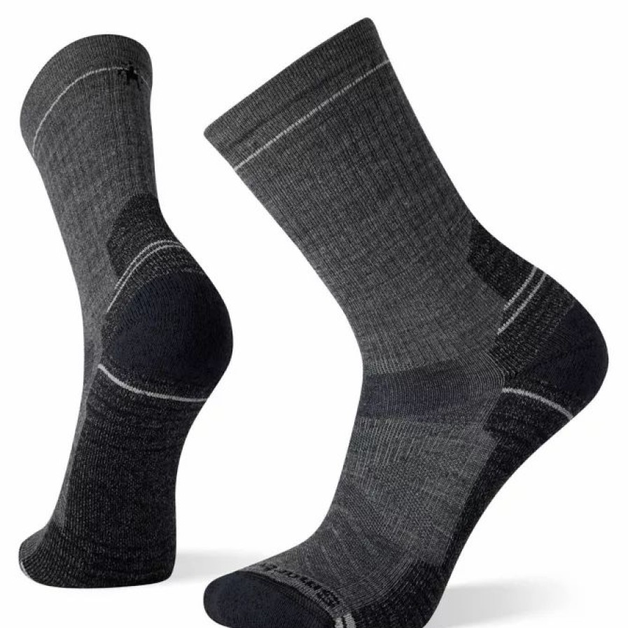 Clothing * | Smartwool Hike Light Cushion Crew Socks Medium Grey